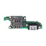 Плата нижняя для Huawei Nova Y73 системный разъем, разъем Sim-карты и микрофон (оригинал)