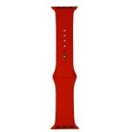Ремешки для Apple Watch 38/40/41 mm Sport Band силиконовый (размер S) <светло-красный>