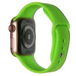 Ремешки для Apple Watch 38/40/41 mm Sport Band силиконовый (размер S) <салатовый>