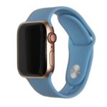 Ремешки для Apple Watch 38/40/41 mm Sport Band силиконовый (размер L) <небесно-синий>