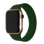 Ремешок для Apple Watch 38/40/41 mm Sport Band монобраслет силиконовый (размер L/170 мм) <темно-зеленый>