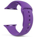 Ремешки для Apple Watch 38/40/41 mm Sport Band силиконовый (размер L) <пурпурный>
