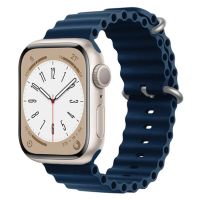 Ремешки для Apple Watch 38/40/41 mm Ocean Band силиконовый <темно-синий> ― Оптовый PromiseMobile
