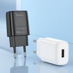 Сетевое зарядное устройство USB Hoco C134A (2.4A/12W/кабель MicroUSB) <белый>