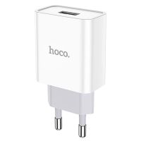 Сетевое зарядное устройство USB Hoco C81A (2.1A/10W) <белый> ― Оптовый PromiseMobile