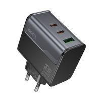 Сетевое зарядное устройство USB Hoco CS75A (70W/QC3.0/2USB-C) <черный> ― Оптовый PromiseMobile