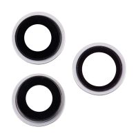 Стекло камеры для Apple iPhone 15 Pro Max (комплект 3 шт.) <серый> ― Оптовый PromiseMobile