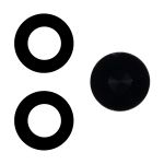 Стекло камеры для Realme C65 (RMX3910) (комплект 3 шт.) <черный>