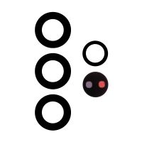 Стекло камеры для Samsung SM-S911B (Galaxy S23) (комплект 5 шт.) <черный> ― Оптовый PromiseMobile