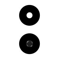 Стекло камеры для Tecno Spark Go 2 (KM4) (комплект 2 шт.) <черный> ― Оптовый PromiseMobile