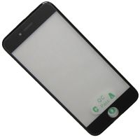 Стекло для Apple iPhone 6 в сборе с рамкой и OCA пленкой <черный> ― Оптовый PromiseMobile