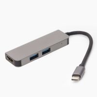 USB HUB для порта USB-C BYL-2011N (2 USB/HDMI) <серый> ― Оптовый PromiseMobile