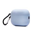 Чехол для кейса наушников Apple AirPods Pro 3 силиконовый Soft Touch <голубой>