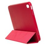 Чехол для Apple iPad 10 10.9 (2022) кожзам + смарт панель <красный>