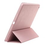 Чехол для Apple iPad 9 10.2 (2021) кожзам + смарт панель <розовый песок>