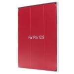 Чехол для Apple iPad Pro 4 12.9 (2020) кожзам + смарт панель <красный>