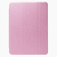 Чехол для Apple iPad Pro 12.9 2020 пластик прозрачный + смарт панель <розовый> ― Оптовый PromiseMobile