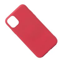 Чехол для Apple iPhone 11 силиконовый Soft Touch 2 <бордовый> ― Оптовый PromiseMobile