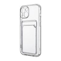 Чехол для Apple iPhone 13 PromiseMobile силиконовый с картхолдером <прозрачный> ― Оптовый PromiseMobile