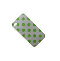Promisemobile.ru: купить Чехол Apple iPhone 4/4s силиконовый "Горошек" <бело-зеленый>, продажа Чехол Apple iPhone 4/4s силиконовый "Горошек" <бело-зеленый>