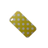 Promisemobile.ru: купить Чехол Apple iPhone 4/4s силиконовый "Горошек" <желто-белый>, продажа Чехол Apple iPhone 4/4s силиконовый "Горошек" <желто-белый>