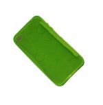 Чехол для Apple iPhone 4/4s силиконовый серия круги <зеленый>