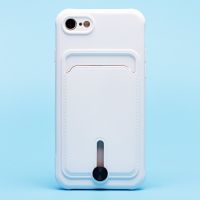 Чехол для Apple iPhone 7, 8, SE 2020, SE 2022 силиконовый с картхолдером №4 <белый> ― Оптовый PromiseMobile