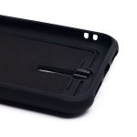 Чехол для Apple iPhone X, iPhone Xs силиконовый с картхолдером №4 <черный>