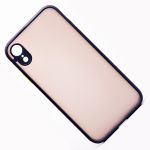 Чехол для Apple iPhone XR пластиковый с окантовкой <синий>
