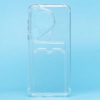 Чехол для Huawei Pura 70 Ultra (HBP-LX9) силиконовый с картхолдером №2 <прозрачный> ― Оптовый PromiseMobile