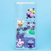 Чехол для Oppo Reno 8T 5G (CPH2505) силиконовый 3D игрушки <фиолетовый> ― Оптовый PromiseMobile