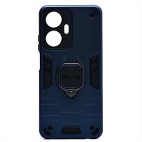 Чехол для Realme C55 (RMX3710) силиконовый противоударный с кольцом <синий> ― Оптовый PromiseMobile