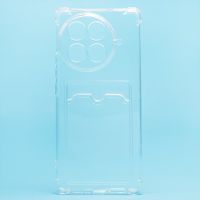 Чехол для Tecno Camon 30S Pro (CLA6) силиконовый с картхолдером №2 <прозрачный> ― Оптовый PromiseMobile