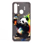 Чехол для Tecno Spark 8C (KG5n), Spark Go 2022 (KG5m) силиконовый (рис. 335/панда) <серый>