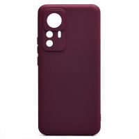 Чехол для Xiaomi 12T Pro (22081212UG) силиконовый Soft Touch 4 <бордовый> ― Оптовый PromiseMobile