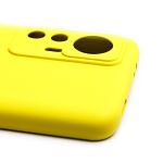 Чехол для Xiaomi 12T Pro (22081212UG) силиконовый Soft Touch 4 <желтый>