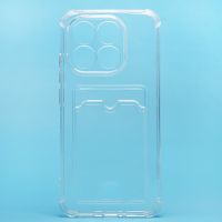 Чехол для Xiaomi 15T (25069PTEBG) силиконовый с картхолдером №2 <прозрачный> ― Оптовый PromiseMobile