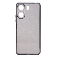 Чехол для Xiaomi Redmi 13C (23108RN04Y), Poco C65 (2310FPCA4G) силиконовый с блестками <серо-прозрачный> ― Оптовый PromiseMobile