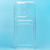 Чехол для Xiaomi Redmi 15C (25078RA3EY) силиконовый с картхолдером №2 <прозрачный> ― Оптовый PromiseMobile