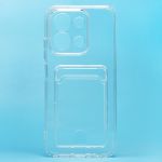 Чехол для Xiaomi Redmi 15C (25078RA3EY) силиконовый с картхолдером №2 <прозрачный>