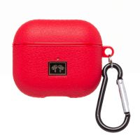 Чехол для кейса наушников Apple AirPods 3 экокожа PCP08 <красный> ― Оптовый PromiseMobile