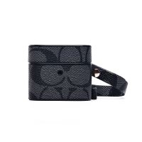 Чехол для кейса наушников Apple AirPods 3 экокожа PCP09 <черный> ― Оптовый PromiseMobile