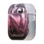 Чехол для кейса наушников Apple AirPods, AirPods 2 пластиковый PCP10 <серебристо-розовый>