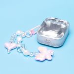 Чехол для кейса наушников Apple AirPods, AirPods 2 пластиковый PCP10 <серебристо-розовый>