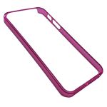 Чехол для Apple iPhone 5/5s бампер пластиковый <сиреневый>