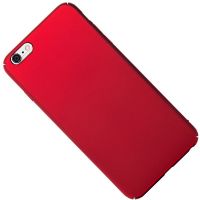 Чехол для Apple iPhone 6 Plus, iPhone 6s Plus задняя крышка пластик Soft Touch <красный> ― Оптовый PromiseMobile