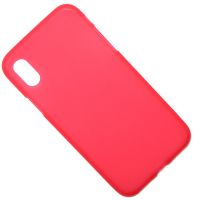 Чехол для Apple iPhone X, iPhone Xs силиконовый матовый <красный> ― Оптовый PromiseMobile