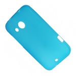 Чехол для HTC Desire 200 силиконовый матовый <голубой>