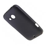 Чехол для HTC Desire 200 силиконовый матовый <черный>