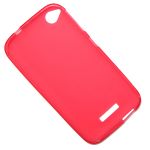 Чехол для HTC Desire 320 силиконовый матовый <красный>